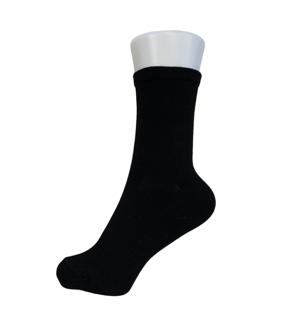Men's cotton blend no-compression & grip socks