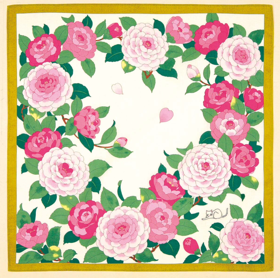Cotton handkerchief - Camellia (2 colors)