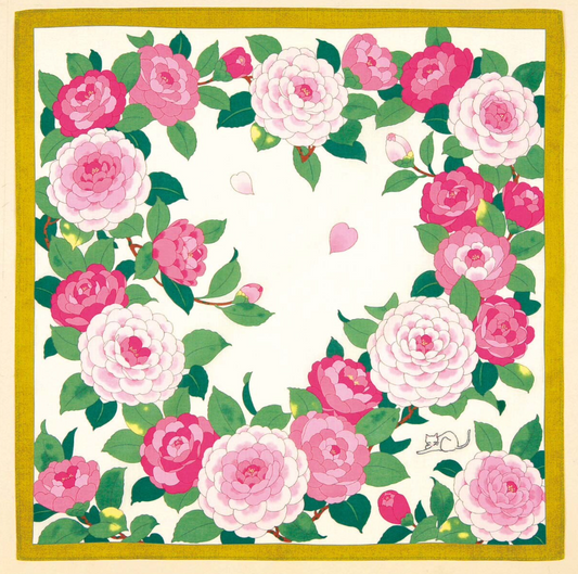Cotton handkerchief - Camellia (2 colors)