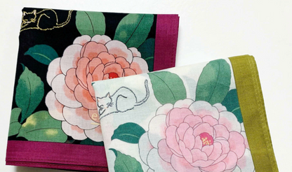 Cotton handkerchief - Camellia (2 colors)