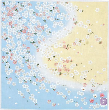Cotton handkerchief - Cherry blossom (3 colors)