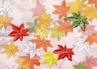 Cotton handkerchief - Autumn leaves (3 colors)