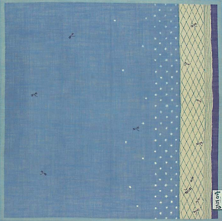Cotton handkerchief - Dragonflies (3 colors)