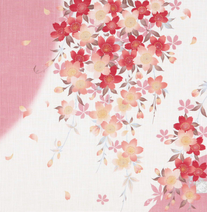 Cotton handkerchief - Cherry blossom (3 colors)