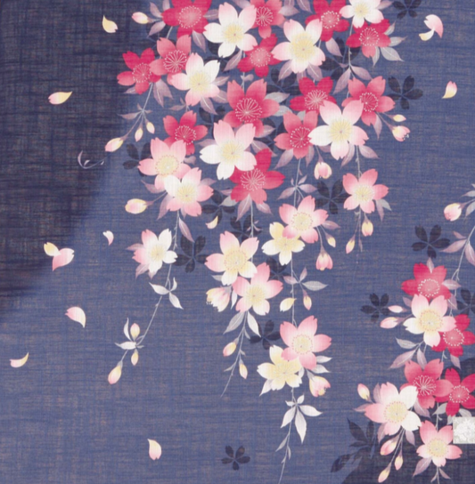 Cotton handkerchief - Cherry blossom (3 colors)