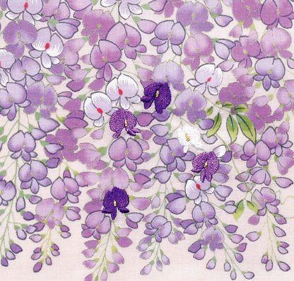 Cotton handkerchief - Wisteria trellis (3 colors)