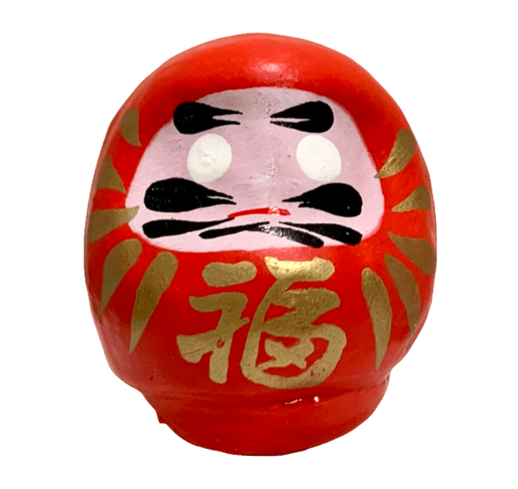 Daruma doll & omikuji (fortune slip)